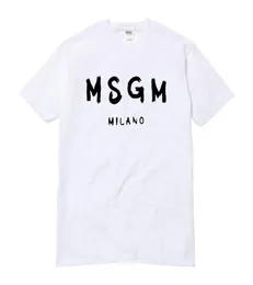 Casal de qualidade de goma de alta qualidade msgm shirt shirm summer marce letter tops tee algodão casual manga curta oneck tshirt8049121