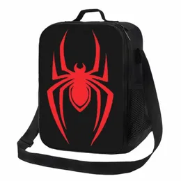 Custom Cust Mitly Little Spider Lunch Bag Сумка для мужчин Женщины теплоизолированные коробки для ланча для детей M7MO#