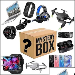 파티 호의 2023 New Mystery Box Electronics Boxes 무작위 생일 놀라운 호의 드론 스마트 워치 C Ottf3와 같은 광고 선물을위한 운이 좋다.