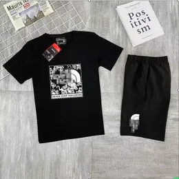 2024 Sommer Herren -Sets Modes -Tracksanzug Männer Kurzarm T -Shirts+Sport Shorts Anzug Männer lässige Männer Kleidung Herren Joggersets Sets