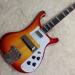 2024 Custom Factory Rickenback 4003 Sunset Color Electric Bass Guitar, двойная монтажная доставка