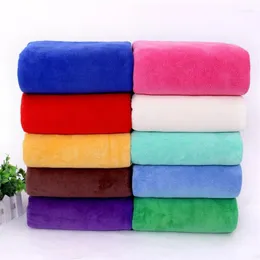 Towel 17 Colors Microfiber Fabric Bath 140 70CM 310g Beach Supersoft Plain Gym Fast Drying Cloth Towels Bathroom For Adult