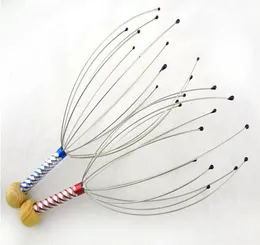 1 peça Beauty Health Care Relaxment Relaxment Octopus Scalp Head Massager Scratcher Random Color1162830