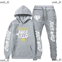 RIP Juice Wrld Hoodies Designer Sweatshirt + Sweatpants يناسب الرجال نساء Hip Hop Juice Wrld Trld Rap Pullover اثنين من قطعتين Sudaderas 245