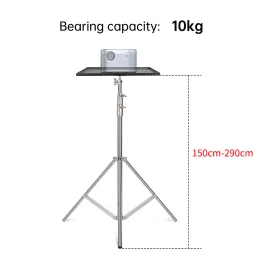 Stativ Projector Bracket Stand 2/2,8 m rostfritt stål Big stativ Foldbar ljus stativfotografering för Spot Light Softbox Photo Studio