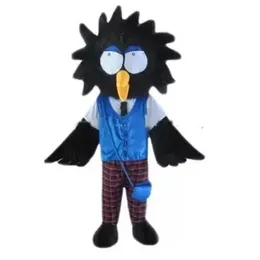 2024 Dimensioni per adulti Halloween Crow Mascot Costume a tema esterno festa per adulti abiti da mascotta a tema elegante costum carnivale