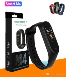 M4 Smart Band Rastreador de fitness assistir Sport Bracelet Freqüência coração Smart Watch 096 polegada Monitor de banda inteligente Saúde Pulseira IP67 Waterp1889580