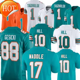 2024 New Tyreek Hill Jersey Men Dan Marino Tua Tagovailoa Jason Taylor Jaylen Waddle Devon Achane Jevon Holland Jalen Ramsey Larry Csonka Zach Thomas Custom