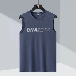 Quick Gym Gym Sports Streetwear الموضة كبيرة الحجم 7XL 8XL VETT T Shirt Black White for Summer Tank Te-Thirt 240402