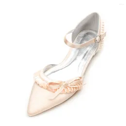 Scarpe casual creativesugar Lady Satin Abito da sera satinato da sposa per matrimoni da spiccola piatti dolci armi da arco a bordo cinghia caviglia bianca blu avorio bianco