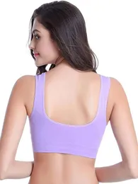 Ausrichten von Bra Lu lu nahtlos ohne Frauenpad Brassiere Unterwäsche Brust Schlaf Yoga Sport Bra Vest große Größe Top Baumwolle Bralette Ssiere Le