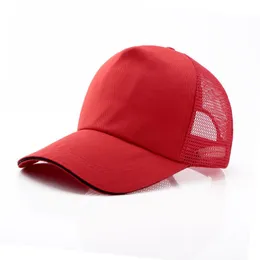 Outdoor Sport Baseball Cap Truck Truck Fahrer Entenzunge Closing Casual Atmable Sun Shade Hut