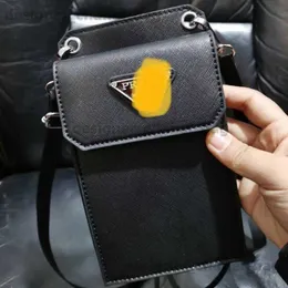 Omuz çantaları 2023 Yeni çok yönlü siyah kare deri telefon çantası tek omuz crossbody hüzünlü çanta erkekler ve kadınlar için evrensel telefon sıfır cüzdan t240416