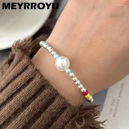 Strand Meyrroyu Summer Beach Rainbow Beaded Beady Bear Bracelet for Women Girl Fashion Jewelry Party Friend Gift Pulseras Mujer