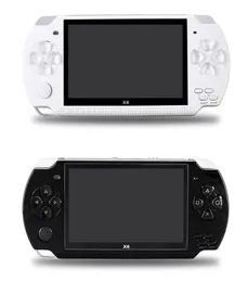Videospelkonsolspelare X6 för PSP handhållen retro -spel 43 tum skärm MP4 Player Game Support Camera8899748