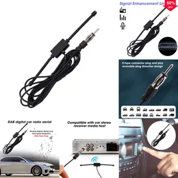 2024 Universal Car Windshield AM FM 12V Antenna Radio Signal Wzmacniacz Ukryta Aktywna ciężarówka Aktywna Aktywna Antenka B0H2