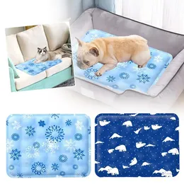 Pet Ice Pad Snow Animal Pattern Summer Dog Cooling Mat