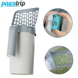 Pala gatto pala auto -autorizzazione gatti scooper box portatile kitten toilet utensile forniture per animali domestici 240415