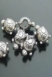 Antique Tortoise Shape Alloy Big Hole Beads Whole 100pcs015753142