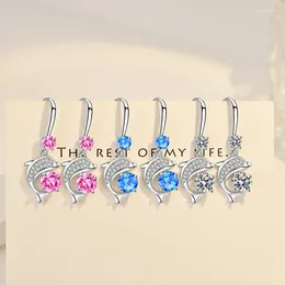 Dangle Earrings Stamp Silver Color Women Drop Multicolor Dolphin Earring for Girl Temperament Ear Hooks Festival Jewelry Gift