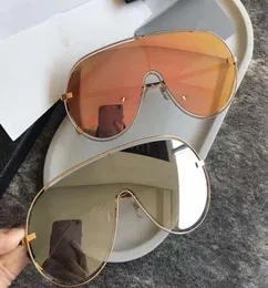 Designer de marca de alta qualidade 2018 Óculos de sol Onepiece 7022 Mulheres de luxo Men com óculos de sol Sun Glass Womens steampunk com CA8924382