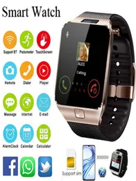 Smart Watch DZ09 SmartWatch Peigome Clock с SIM -картой слот Push Message Bluetooth Connectivity Android Phone Men Watch1685203