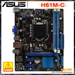 Płyty główne Asus H61MC płyta główna LGA1155 LGA 1155 Płyta główna DDR3 Intel H61 16 GB USB 2,0 SATA III Micro Atx dla rdzenia I32130 i53340