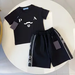 kid set child t shirt baby clothes kid two piece set 3 colours summer baby sets Comfortable breathable 100% cotton girls boy Short sleeved luxury brand with letter