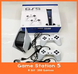 Jogadores de jogos portáteis GameStation 5 Console Avout Vídeo de TV em casa No Lag Double Handle EUUSUK Plug para PSPN64 Super Box5555052