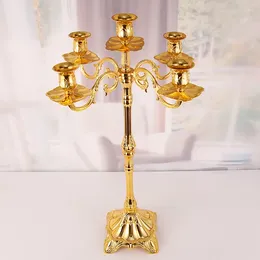 Titulares de vela Imuwen Metal Centerpipe Candelabra titular Party Events Candlestick