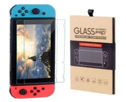 For Nintendo Switch Tempered Glass Screen Protector Film 25D 9H Premium 2 Pack With Retail Package 8823708