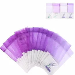 10pc portátil FRS Imprimir belo saco de saqueta de lavanda de fragrância para semente Sacos de saqueta portáteis Sache de sacola 59q7#