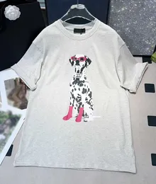 Mulher roupas de camiseta designer tops mulheres tee solto sumemr animal estampa diária camisa de moda algodão respirável absorve suor de manga curta casual roupas