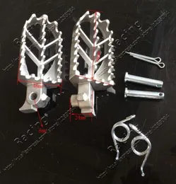Pedals Stainless Steel Motorcycle Footpegs Foot Pegs Rest For Pit Dirt Motor Bike Pitster Pro XR50 CRF50 CRF70 SSR Thumpstar Motoc3188215