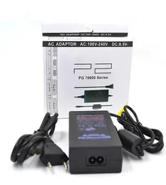 EU US Plug AC Adapter Charger Cord Cable Strömförsörjning för PS2 Slim 70000 -serien med Retail Box6937577