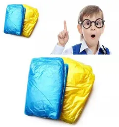 2000pcs Einwegpe -Regenmantel Erwachsener einmaliger Notfall wasserdichtes Kapuze Poncho Reise Camping muss Regenmantel im Freien Regenbekleidung EEA18193128 Rain Coat Outdoor