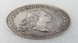 1794 Copia di monete da dollaro a busto drappeggiato0123456789103719562