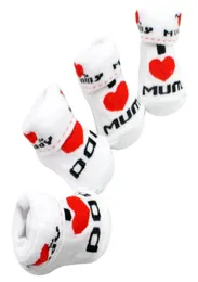Детские хлопковые носки скользящие носки напольных носков любят папа любовь мама мультфильм маленькие детские носки для девочек5114080