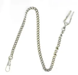 Pocket Watch Chain Whole10pcs viel 34 cm klassisches Bronze -Ton -Accessoires b00411452980