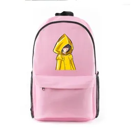 Backpack Hip Hop Little Nightmares 2 School Bags Travel Boys Girls Cute Small Bag Print Oxford Oxford Imperpermey Laptop Notebooks