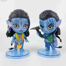 Action Toy Figures Cute Avatar 2 Neytiri Jake Sully PVC Figure Model Toys 12cm Y240415