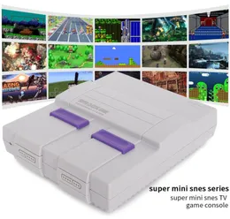 Console de videogame de videogame de TV Mini HD Factory Edição Family Game Console 821 Classic for SNES Games Dual Gamepad2363930