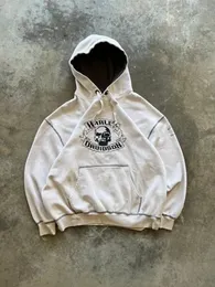 Kvinnors hoodies koreanska mode y2k tryckt brev hoodie kvinnor harajuku vintage hiphop löst avslappnad punk gata tröja