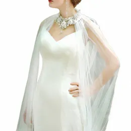 Topqueen G20 Bridal Shawl Summer Bolero für Frauen drapierte Hochzeit Cape Veil Lace Top Chiff Bolero Cape für Sommer Bolero Diy H0CQ#