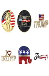 2020 US wyborcza broszka, broszka Trump, moda IC Trump Pin Brooch Bratch, akcesoria broszka z broszka w kratce 7031650