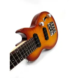 Pegs Daha Fazla Renk LP Tenor Elektrik Ukulele 26 inç Katı Mini Hawai Gitar 4 Çelik Strings UKELELE GUITARRA Gitarist