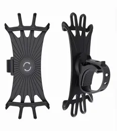 Phone Handlebar Bracket Stand Bike Bicycle Motorcycle Mobile Phone Silicone Holder Mount Buckle Pull Nonslip For Cellphone GPS1092508