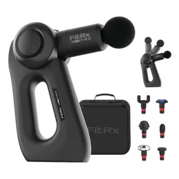 Fitrx Pro Neck and Back Massager Pistola per massaggio a percussione portatile con più angoli Attaccamenti 240411