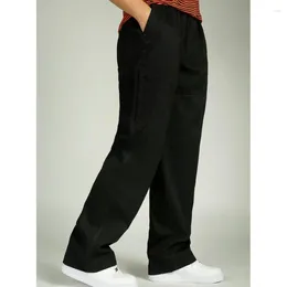 Męskie spodnie 2024 Zima zima tłuszcz bawełniany Człowiek Długie rozmiar luźne szlaban gib ogólne menu spodni 829# xl 3xl 4xl 5xl 6xl