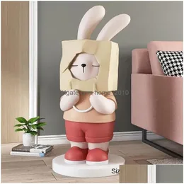 Decorative Objects Figurines Trending Cartoon Decoration Modern Home Simple Creative Decorations Moving Into The House Drop Delive Dhwzd